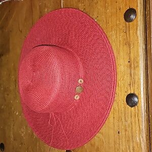 Beach Sun Hat with Button Details